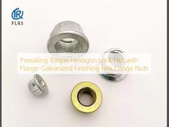 Torsi yang berlaku Hexagon Lock Nut dengan Flange Galvanized Finishing Hex Flange Nuts