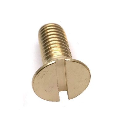 Beli Sekrup Kepala Countersunk DIN / Kuningan H62 M1 - M20 Slotted CSK Kepala Baut online manufacture