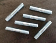 Seng Plating Steel Double Ended Bolt Electro Galvanized Clamping Type Threaded Studs