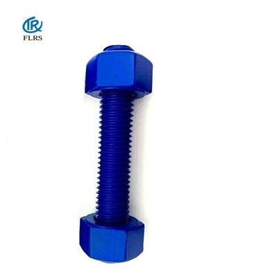 Beli PFTE Coating Baut Berakhir Ganda / Baut Stud A193B7 / A1942H XYLAN online manufacture
