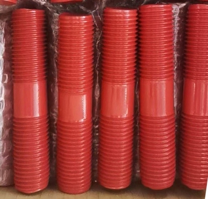Beli Baut Berakhir Ganda PTFE / Baut Stud Baja Karbon Benang UNC online manufacture