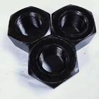 Baja Karbon Hexagon Lock Nut Black Oxide Plating / M3 M8 M12 Hex Nut