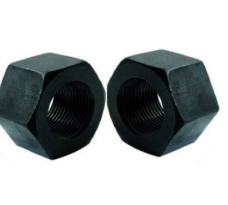Beli Baja Karbon Hexagon Lock Nut Black Oxide Plating / M3 M8 M12 Hex Nut online manufacture