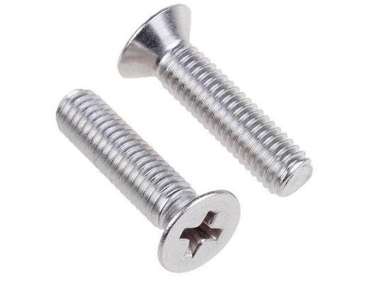 Beli DIN 965 Sekrup Kepala Countersunk Tersembunyi Silang / Baut Kepala Philip Driver CSK online manufacture