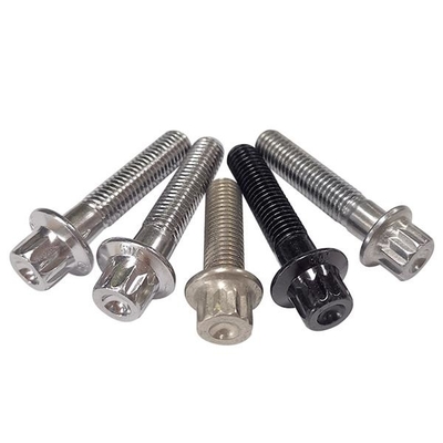 Beli Sekrup Kepala Cap Ferry / Bolts Ferry yaitu Sekrup Kepala Flange Chrome 12 Titik online manufacture