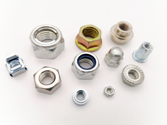 Beli Semua Jenis Logam Baja Hex/Round Nuts (Berat/Tipis) dengan atau tanpa Sisipan untuk Disesuaikan atau Standar online manufacture