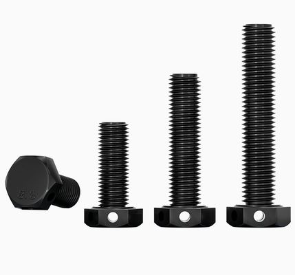 Beli Baja Karbon Kelas 8.8,10.9 GB32.1 Bolt Kepala Hexagon Dengan Lubang di Kepala online manufacture
