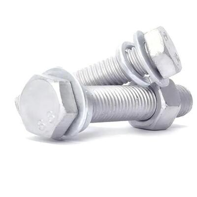 Beli Baut Kepala Hex Galvanis Hot-Dip Ketahanan Korosi Ultra Tinggi dengan Washer Biasa, Washer Pegas dan Mur Hex Digunakan untuk Fotovoltaik, Angin, Ultra pembuatan online