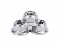 8 10 Grade Metal Hexagon Lock Nut Jenis Torsi Yang Tersedia Dengan Flange