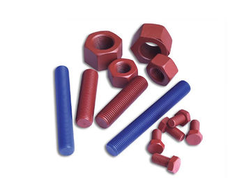 Beli Berwarna-warni PTFE Dilapisi Ganda Berakhir Baut Penuh Benang Standar / Non Standar online manufacture