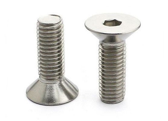Beli Stainless Steel Allen Driver Sekrup Kepala Datar DIN7991 / Hex Socket Countersunk Head Machine Screw online manufacture