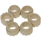 Cincin Baut Las Keramik / Retainer Pengelasan untuk Kancing Geser