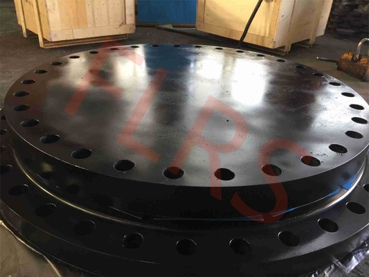 A105 / A36 Carbon Steel Pipe Blind Flange Untuk Pekerjaan Air 36 Inch Kelas D 300PSI