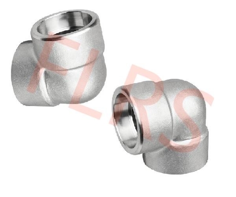 Fitting Las Soket Stainless Steel Ditempa 90 Derajat Siku ASME B16.11 Kelas 6000