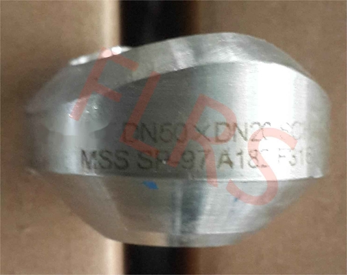 MSS SP97 Butt Weld Outlet Pipe Fittings Diperkuat Stainless Steel A182 F316L