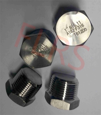 Threaded Hexagon Head Plug Fitting Pipa Stainless Steel A182 F316 ASME B16.11