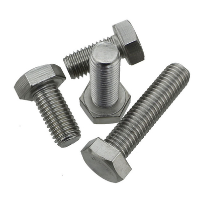 Tangan Kiri 18-8 Sekrup Kepala Hex Stainless Steel / Baut Hex Berulir Terbalik