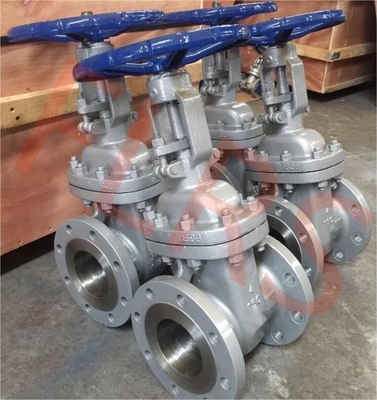Marine Cast Steel Gate Valve Bergelang PN10 DN150 Sesuai Standar JIS F7366 Untuk Pembuatan Kapal