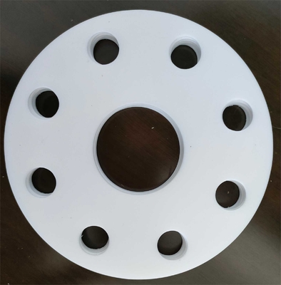 Full Face Type White PTFE Flat Gasket Untuk Flanges Baja Flat Face