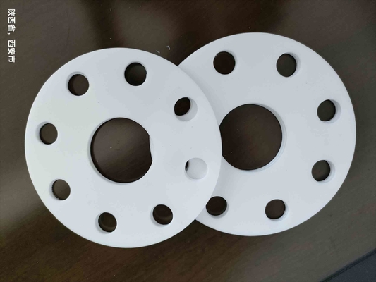 ASME B16.21 Nonmetallic PTFE Flat Gasket Warna Putih Untuk Flanger Pipa Flat Face