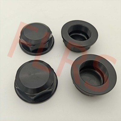 Otomotif Customized Cap Nut dengan Flange EN AW-7075 Anodized Hitam Untuk sepeda motor atau mobil