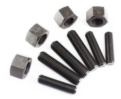 DIN976/ASME B18.31.1 Standar Threaded Rod/Stud Bolt And Nut Assembly dengan Thread Hand Right