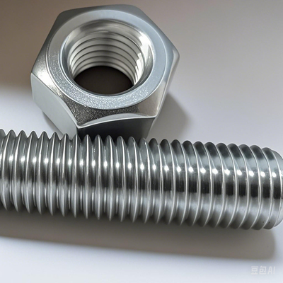 Tangan kanan Full Thread Bolt stainless steel dengan Nut OEM Tersedia
