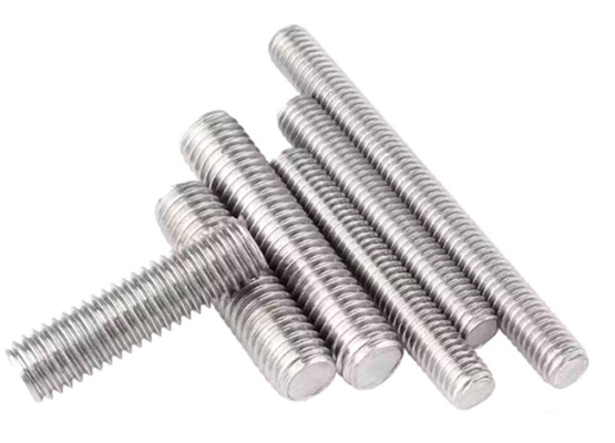 Baja tahan karat ASTM A194 Gr.8M KLASA 2/A194 8M Full Threaded Stud Bolt dengan Hex. Nut untuk Flanges Pipeline