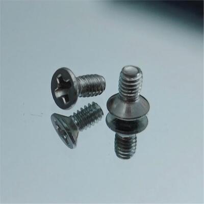 Digunakan untuk elektronik, instrumen presisi Sekrup kepala countersunk Phillips baja tahan karat mini