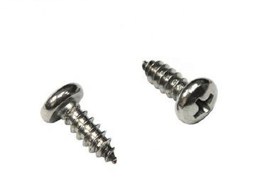 Sekrup Kayu Self Tapping Kecil Dengan Kepala Bulat Drive Cross Tersembunyi / Phillips