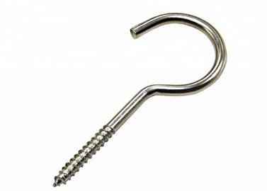 Zinc Plating Self Tapping Wood Screws CS / SS Dibuat Dengan Pengait Mata Terbuka