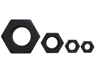Carbon Steel Hexagon Lock Nut Black Plating Type Dengan Benang Halus