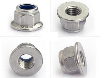 Jenis Torsi Yang Berlaku Hex Flange Nut Grade 8 10 Dengan Sisipan Non Logam