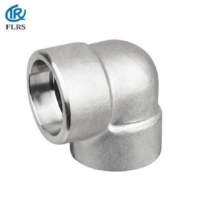 CS 90 Derajat Siku SW NPT BSPT Fitting Pipa Baja Tempa