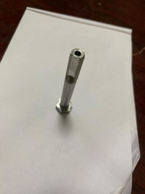 OEM Spindle Plain Finish Forged SS316 Hex Head Bolt