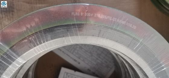 Wajah Mengangkat SS304 ASME B16.20 Spiral Wound Gasket