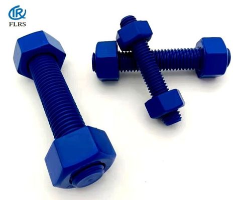 A193B7 A1942H PTFE Surface Metric Double Ended Studs,