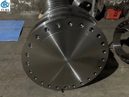 Baja Karbon Tempa ASME B16.5 Blid Flange ASTM SA105 N+ Butir Halus
