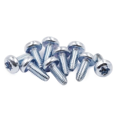 Grade 8.8 Galvanis Torx Socket Pan Head Thread Rolling Screw / Self Tapping Segitiga ThreadScrew DIN7500 PE